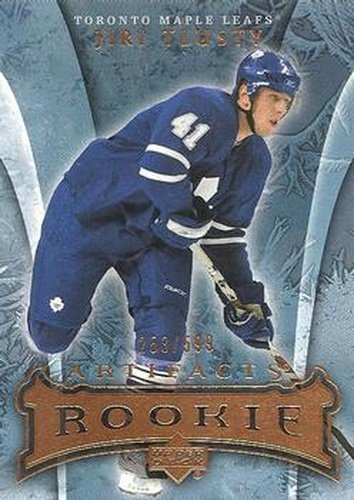 #230 Jiri Tlusty - Toronto Maple Leafs - 2007-08 Upper Deck Artifacts Hockey