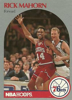 #230 Rick Mahorn - Philadelphia 76ers - 1990-91 Hoops Basketball