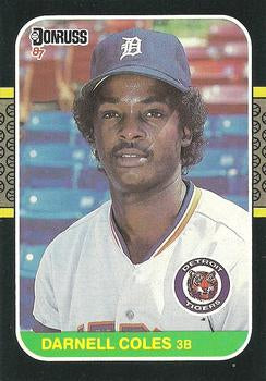 #230 Darnell Coles - Detroit Tigers - 1987 Donruss Baseball