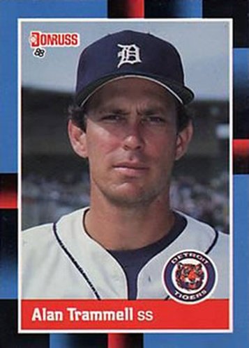 #230 Alan Trammell - Detroit Tigers - 1988 Donruss Baseball