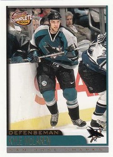 #230 Kyle McLaren - San Jose Sharks - 2003-04 Pacific Complete Hockey