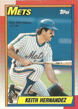 #230 Keith Hernandez - Cleveland Indians - 1990 O-Pee-Chee Baseball