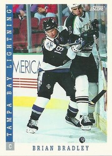 #230 Brian Bradley - Tampa Bay Lightning - 1993-94 Score Canadian Hockey