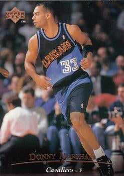 #230 Donny Marshall - Cleveland Cavaliers - 1995-96 Upper Deck Basketball