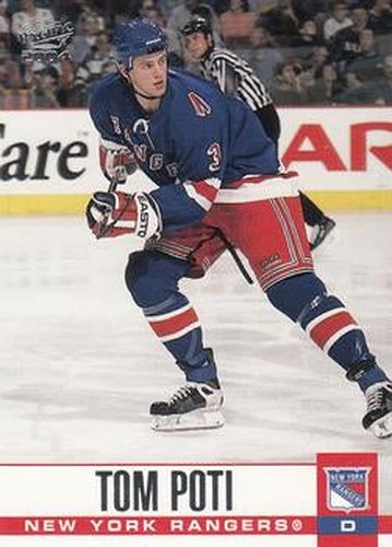 #230 Tom Poti - New York Rangers - 2003-04 Pacific Hockey