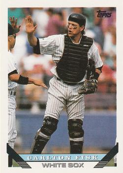 #230 Carlton Fisk - Chicago White Sox - 1993 Topps Baseball
