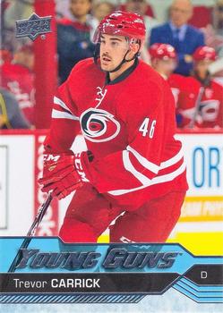 #230 Trevor Carrick - Carolina Hurricanes - 2016-17 Upper Deck Hockey