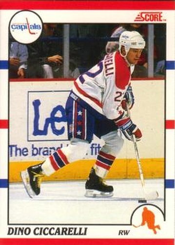 #230 Dino Ciccarelli - Washington Capitals - 1990-91 Score Canadian Hockey