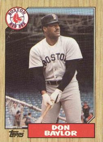 #230 Don Baylor - Boston Red Sox - 1987 Topps Baseball