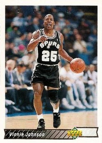 #230 Vinnie Johnson - San Antonio Spurs - 1992-93 Upper Deck Basketball