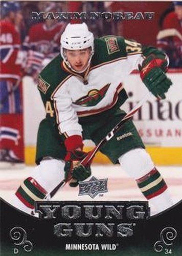 #230 Maxim Noreau - Minnesota Wild - 2010-11 Upper Deck Hockey