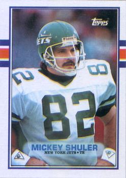 #230 Mickey Shuler - New York Jets - 1989 Topps Football