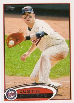 #230 Justin Morneau - Minnesota Twins - 2012 Topps Baseball