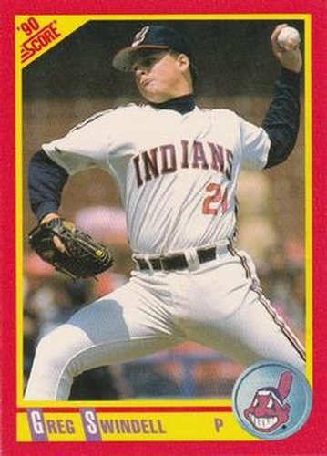 #230 Greg Swindell - Cleveland Indians - 1990 Score Baseball