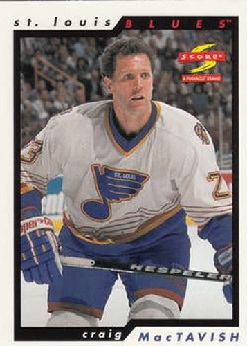 #230 Craig MacTavish - St. Louis Blues - 1996-97 Score Hockey