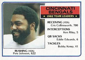 #230 Pete Johnson - Cincinnati Bengals - 1983 Topps Football