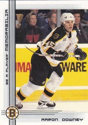 #230 Aaron Downey - Boston Bruins - 2000-01 Be a Player Memorabilia Hockey
