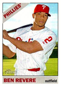 #230 Ben Revere - Philadelphia Phillies - 2015 Topps Heritage Baseball