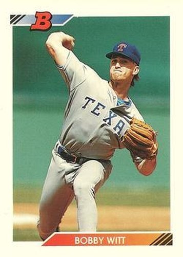 #230 Bobby Witt - Texas Rangers - 1992 Bowman Baseball