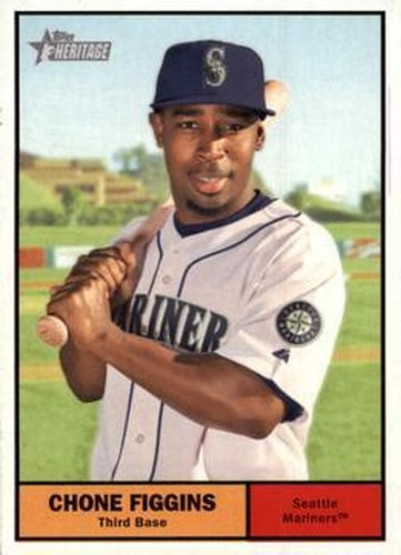 #230 Chone Figgins - Seattle Mariners - 2010 Topps Heritage Baseball