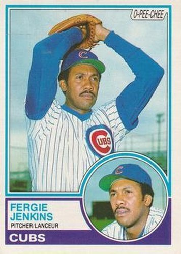 #230 Fergie Jenkins - Chicago Cubs - 1983 O-Pee-Chee Baseball