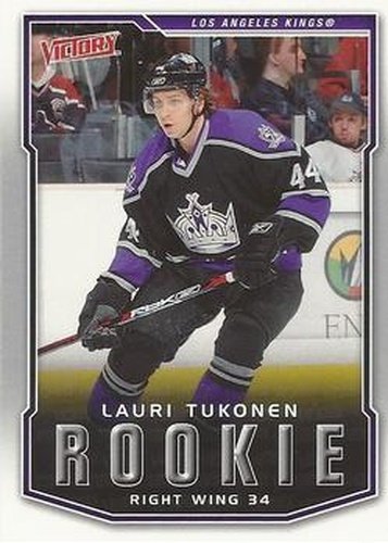 #230 Lauri Tukonen - Los Angeles Kings - 2007-08 Upper Deck Victory Hockey
