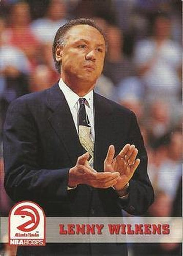 #230 Lenny Wilkens - Atlanta Hawks - 1993-94 Hoops Basketball