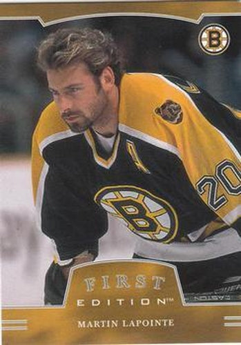 #230 Martin Lapointe - Boston Bruins - 2002-03 Be a Player First Edition Hockey