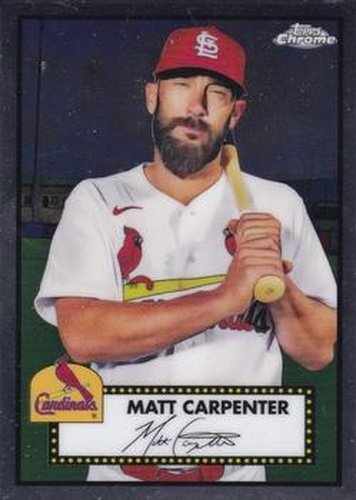 #230 Matt Carpenter - St. Louis Cardinals - 2021 Topps Chrome Platinum Anniversary Baseball