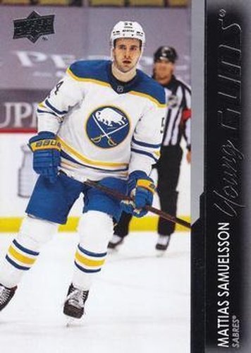 #230 Mattias Samuelsson - Buffalo Sabres - 2021-22 Upper Deck Hockey