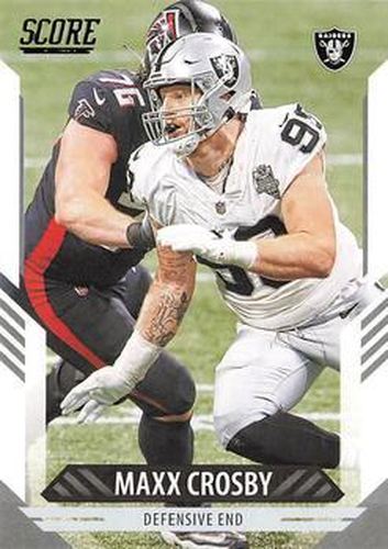 #230 Maxx Crosby - Las Vegas Raiders - 2021 Score Football