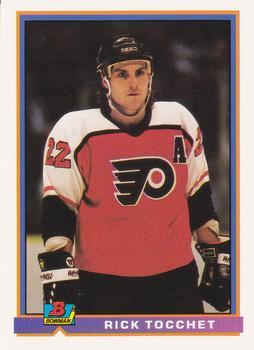 #230 Rick Tocchet - Philadelphia Flyers - 1991-92 Bowman Hockey