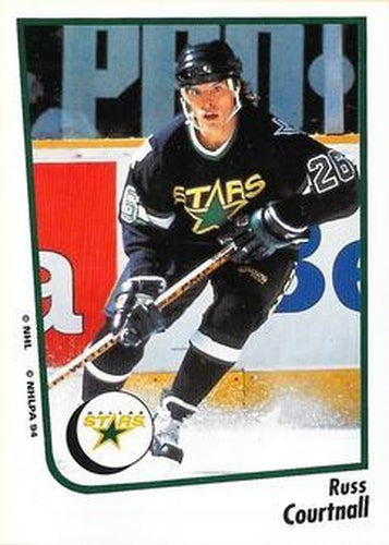 #230 Russ Courtnall - Dallas Stars - 1994-95 Panini Hockey Stickers