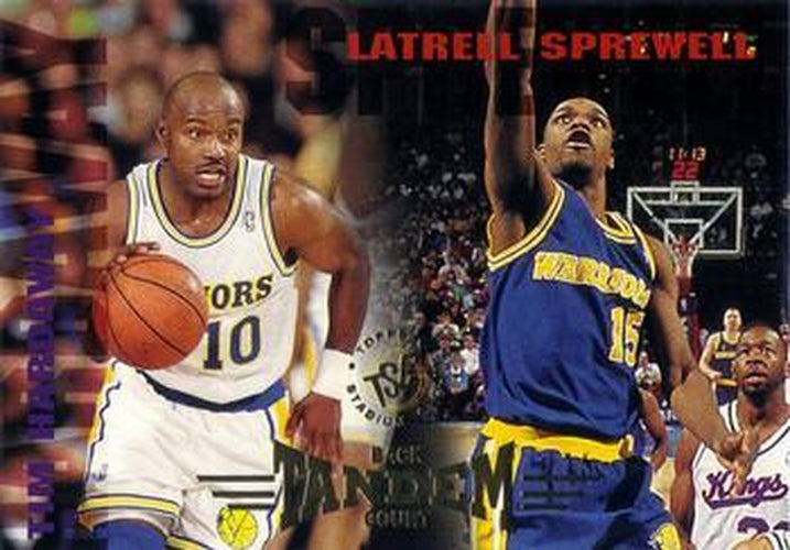 #230 Tim Hardaway / Latrell Sprewell - Golden State Warriors - 1994-95 Stadium Club Basketball
