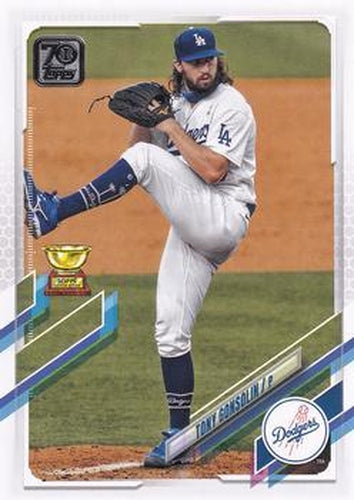 #230 Tony Gonsolin - Los Angeles Dodgers - 2021 Topps Baseball