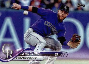 #230 Trevor Story - Colorado Rockies - 2018 Topps Baseball