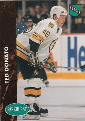 #230 Ted Donato - Boston Bruins - 1991-92 Parkhurst Hockey