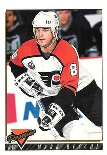 #230 Mark Recchi - Philadelphia Flyers - 1993-94 Topps Premier Hockey