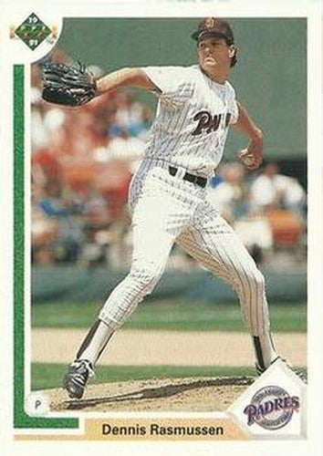 #230 Dennis Rasmussen - San Diego Padres - 1991 Upper Deck Baseball