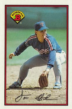 #230 Scott Fletcher - Texas Rangers - 1989 Bowman Baseball