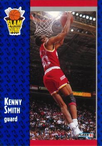 #230 Kenny Smith - Houston Rockets - 1991-92 Fleer Basketball
