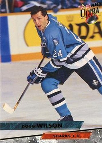 #230 Doug Wilson - San Jose Sharks - 1993-94 Ultra Hockey