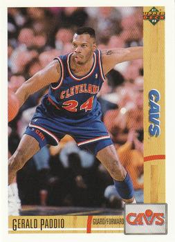 #230 Gerald Paddio - Cleveland Cavaliers - 1991-92 Upper Deck Basketball