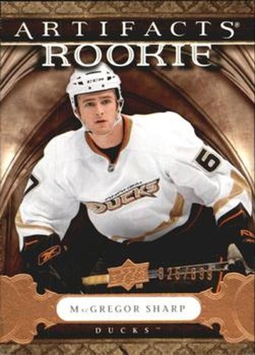 #230 MacGregor Sharp - Anaheim Ducks - 2009-10 Upper Deck Artifacts Hockey