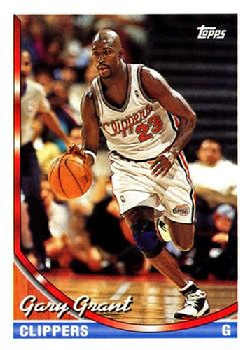#230 Gary Grant - Los Angeles Clippers - 1993-94 Topps Basketball