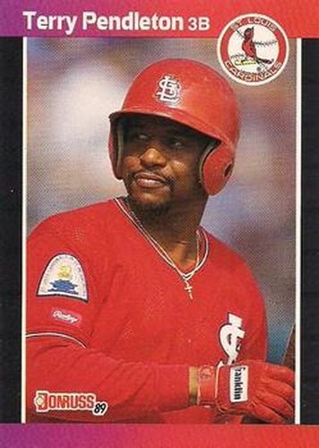 #230 Terry Pendleton - St. Louis Cardinals - 1989 Donruss Baseball