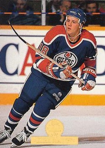 #230 Kirk Maltby - Edmonton Oilers - 1994-95 Leaf Hockey
