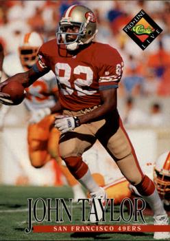 #230 John Taylor - San Francisco 49ers - 1994 Pro Line Live Football