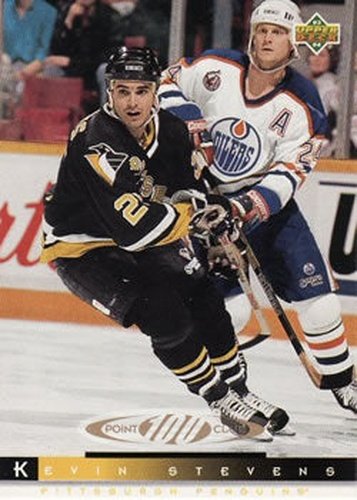 #230 Kevin Stevens - Pittsburgh Penguins - 1993-94 Upper Deck Hockey