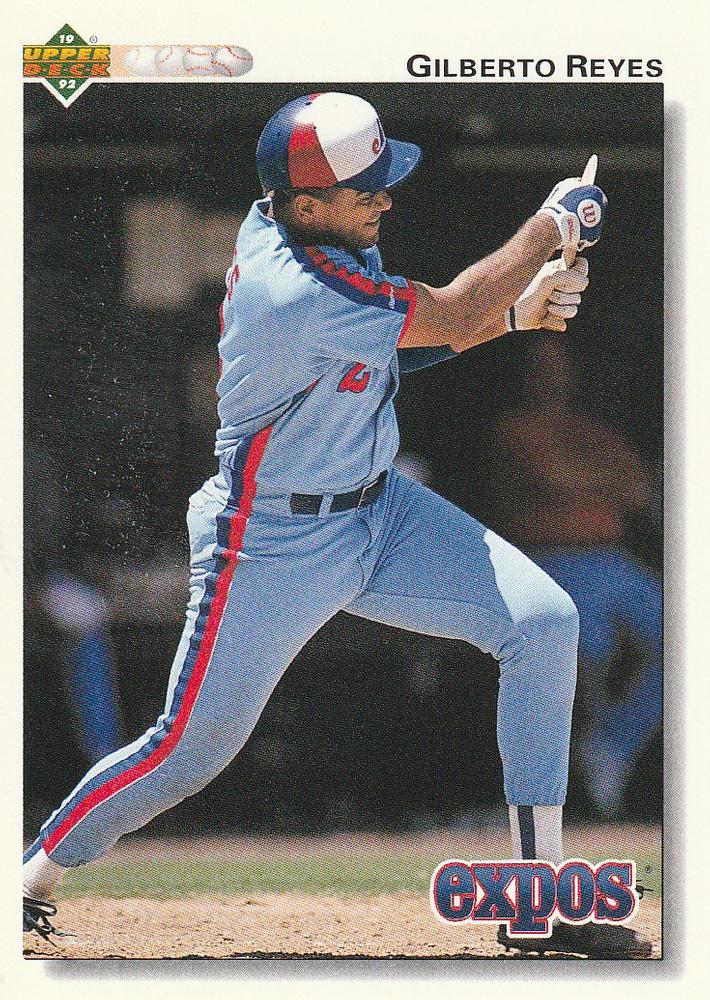 #230 Gilberto Reyes - Montreal Expos - 1992 Upper Deck Baseball
